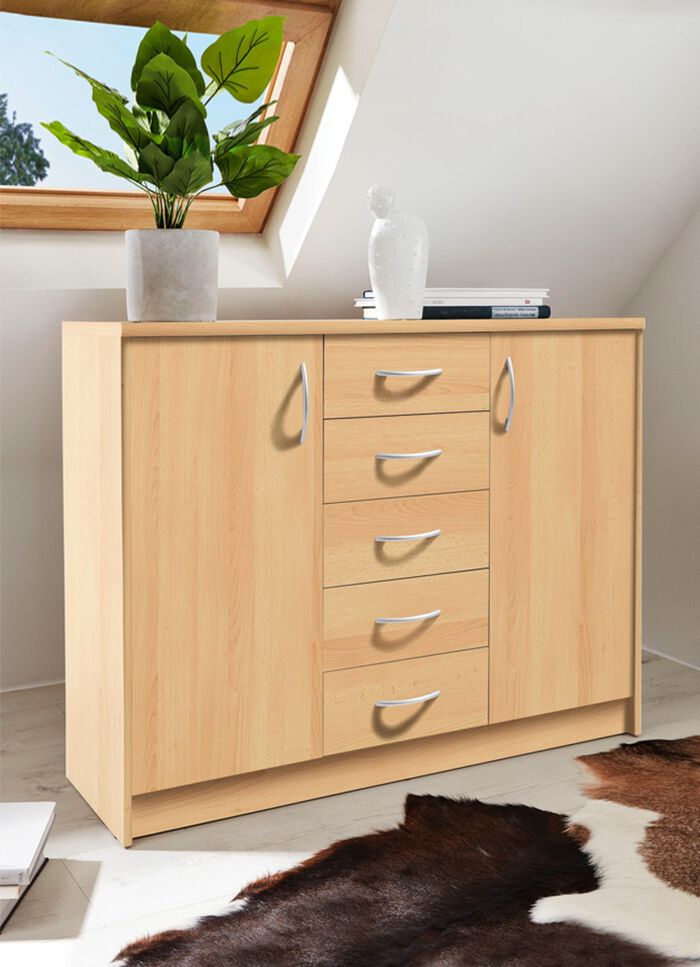 Combinatievriendelijke ladekastserie BEUKEN