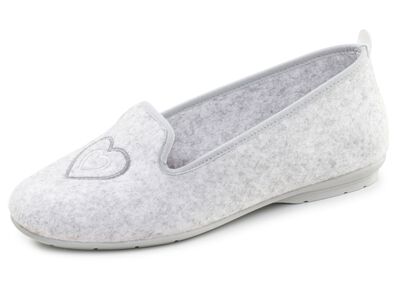 Laurina, klassieke damespantoffels, met uitneembaar voetbed 