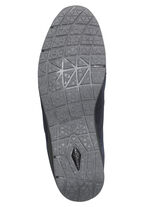 Veterlaarsje met praktische ritssluiting aan de zijkant BLAUW-GRIJS