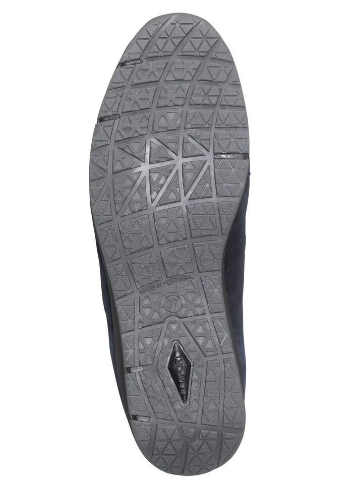 Veterlaarsje met praktische ritssluiting aan de zijkant BLAUW-GRIJS