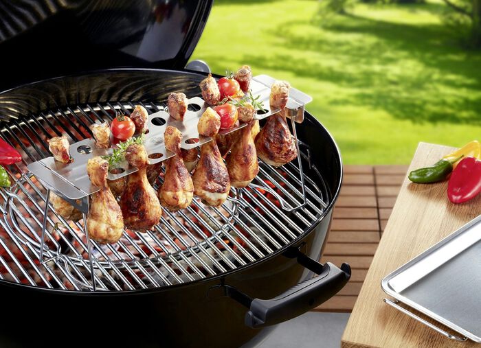 Gefu kippenpootjeshouder van hoogwaardig roestvrij staal 