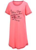 Set van twee nachthemden, korte mouwen met ronde hals 