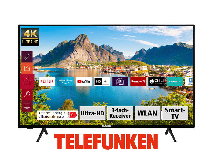 Telefunken 4K UHD LED-smart-tv 