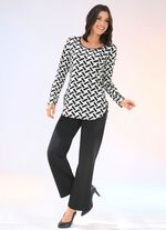 Overhemd met all-over patroon 