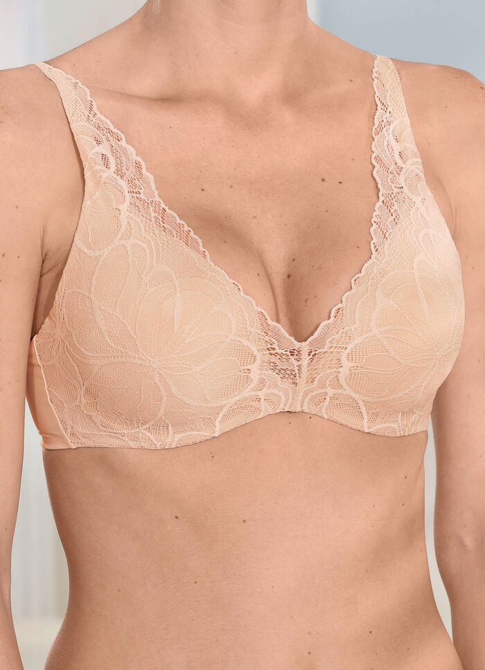 Triumph Body Make-Up Illusion kanten bh met flexibele, comfortabele beugels 