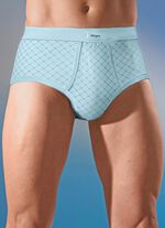 Vierdelige slips van fijne jersey, met gulp 