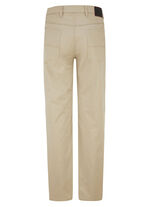 Zomerse broek van "Suprax" met elastische tailleband in 3 kleuren BEIGE