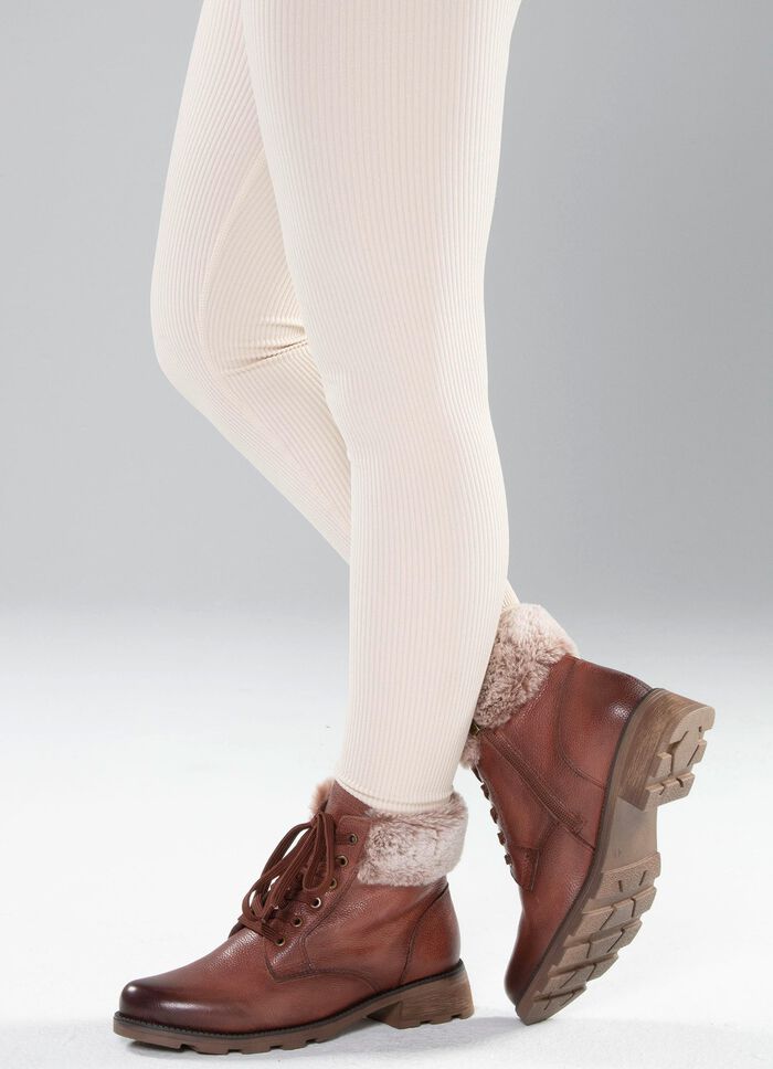 ELENA EDEN, gevoerde dames enkellaarsjes, winterschoenen, breedte G, met uitneembaar voetbed 