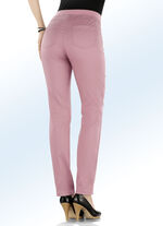 Elegante broek in pull-on-stijl DONKER ROSÉ