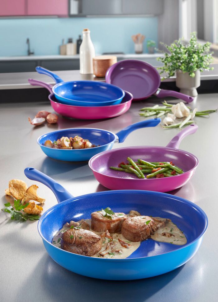 Hyperflon Dual Color 3-delige pannenset 