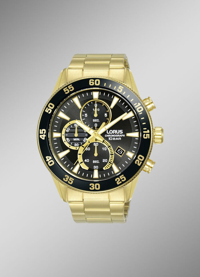 Sportieve quartz herenchronograaf 