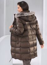 Korte donsmantel 