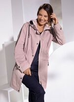 Korte jas met afneembare capuchon 