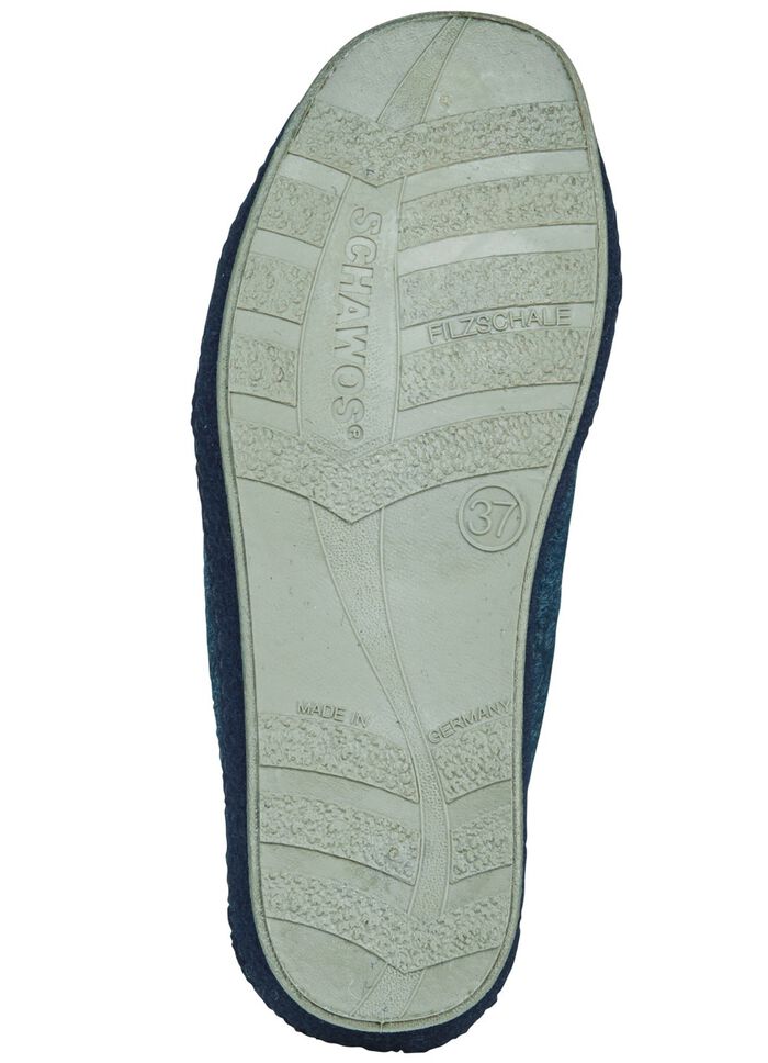 Ademende damespantoffels, met nieuwe wol 