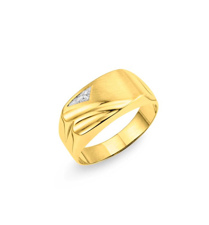 Herenring met diamant 