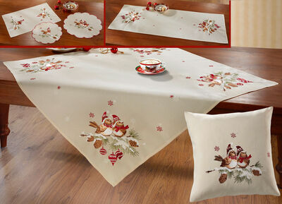 Prachtige winterse tafel- en kamerdecoratie 
