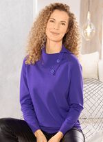 Trui met variabele kraag PAARS