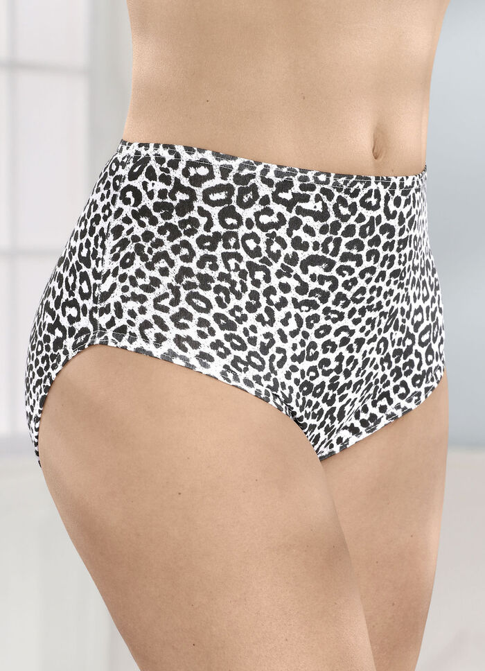 Set van zes slips met elastische tailleband 