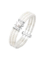 Armband met gekweekte zoetwaterparels 