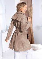 Functionele trenchcoat met riem 