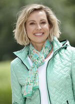 Sjaal met geometrisch ontwerp 