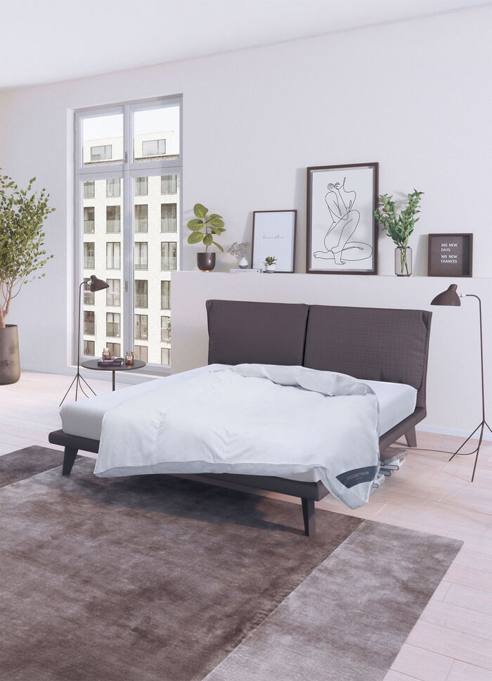 Hoogwaardige donzen dekbedserie van Spessarttraum WIT