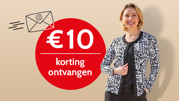 Newsletter 10 € Waardebon