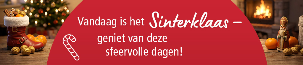 Vandaag is het Sinterklaas