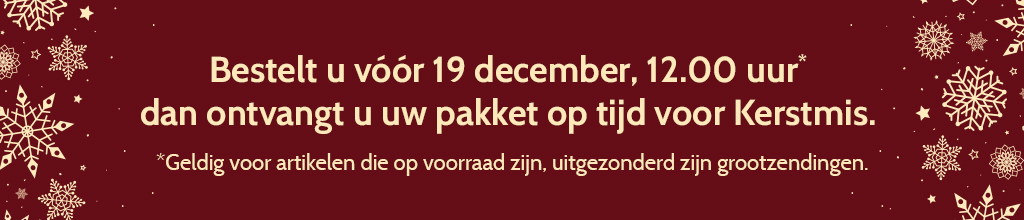 Bestellen Sie bis zum 19.12 um 12 Uhr und erhalten Sie ihr Päckchen rechzeitig zu Weihnachten