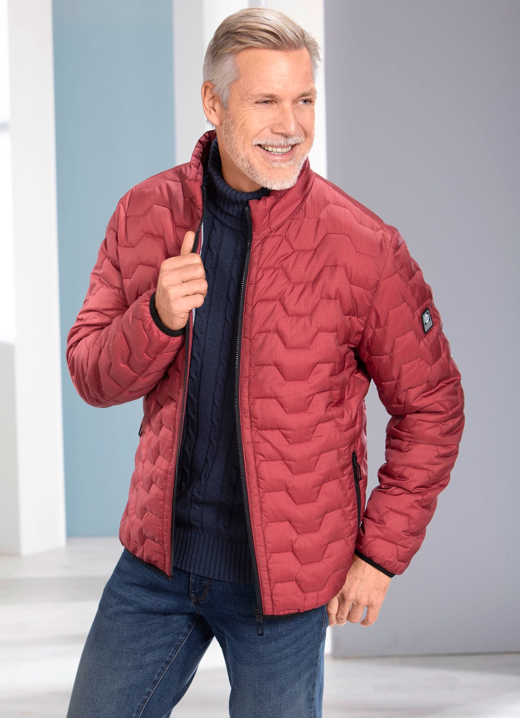 Allthemen Casual herenjas, effen kleur, overgangsjas, losse knoopsluiting, licht, winddicht, sport, Kaki, XXL