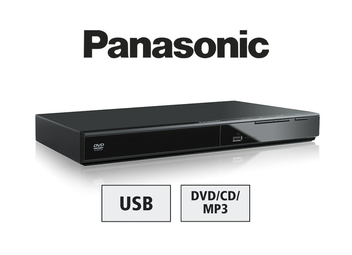 Thuisbios - Panasonic DVD-speler DVD-S500EG-K, in Farbe ZWART Ansicht 1